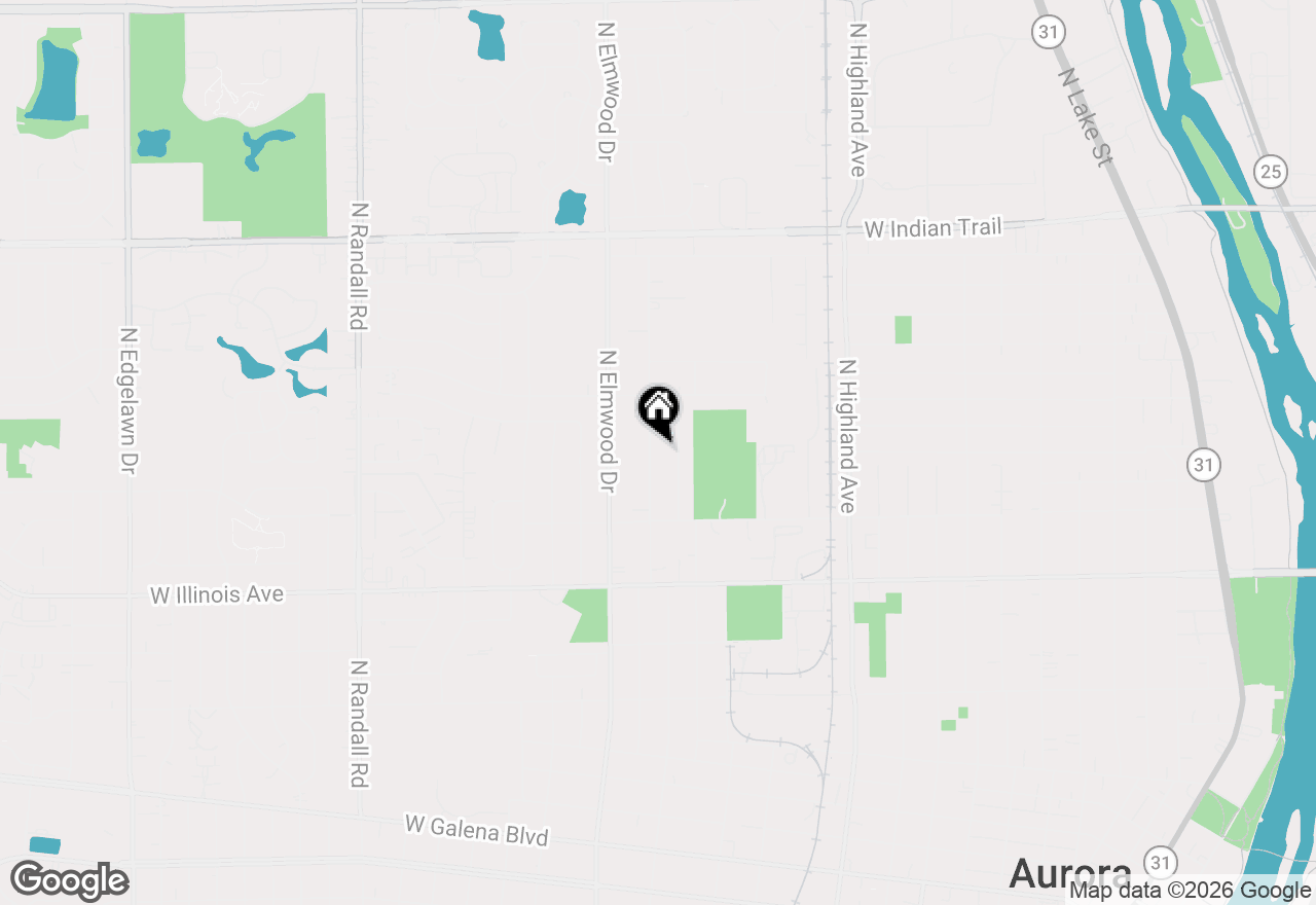 Map of 859 Foran Lane, Aurora, IL 60506