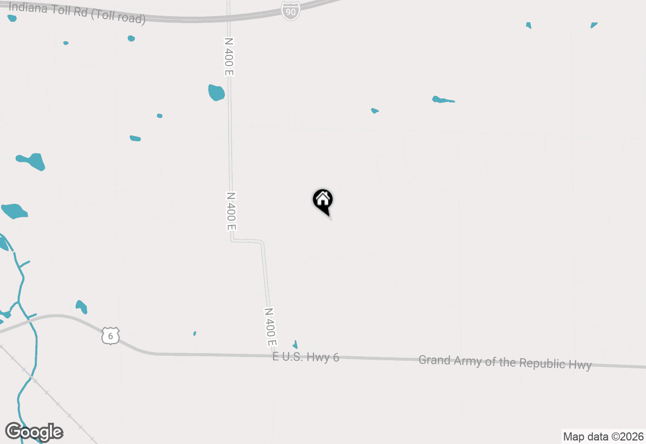 Map of 437 Whitestone Lane, Valparaiso, IN 46383