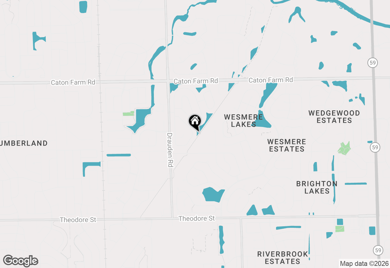 Map of 2018 Alpine Way, Plainfield, IL 60586