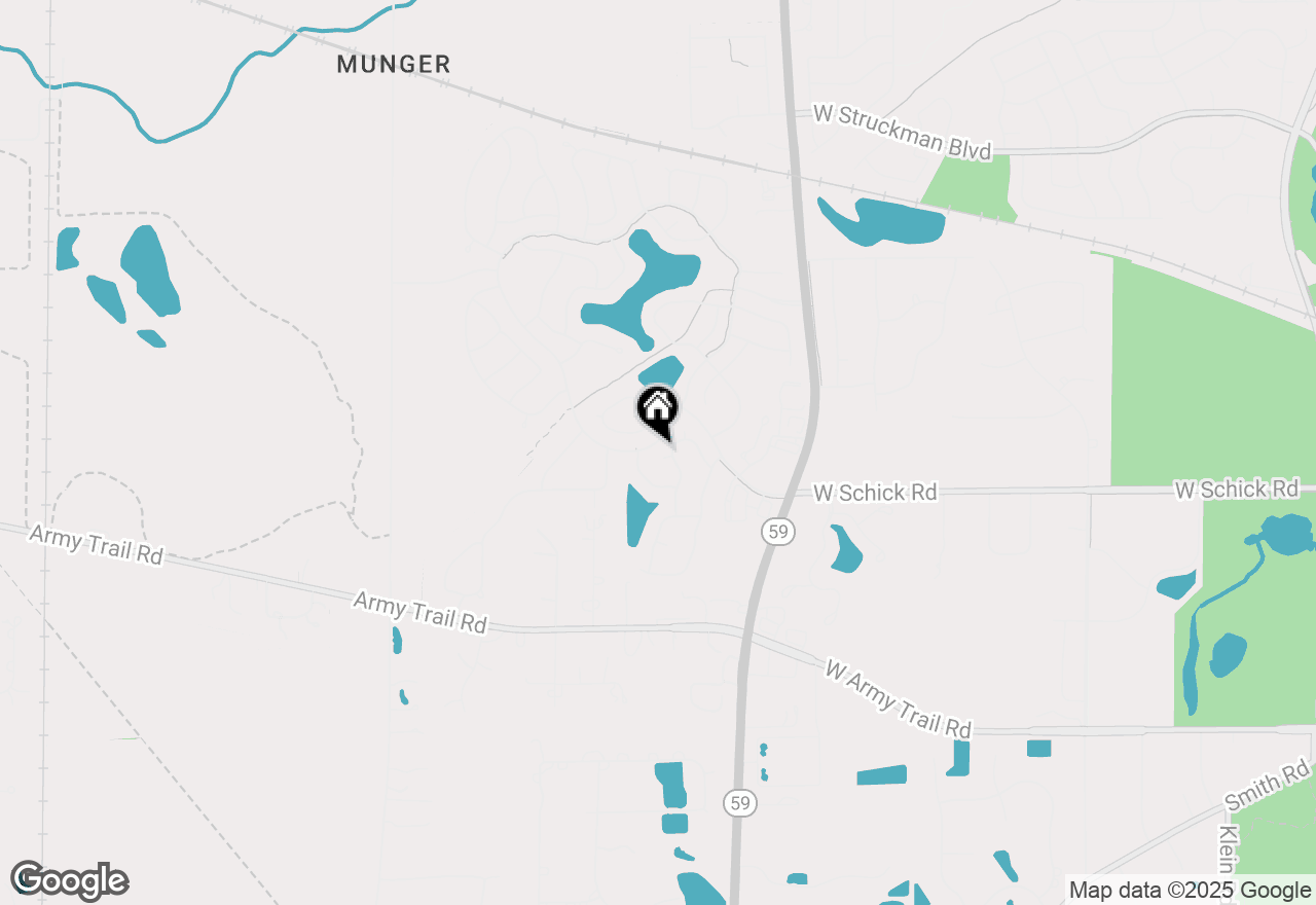 Map of 1528 Derby Lane, Bartlett, IL 60103