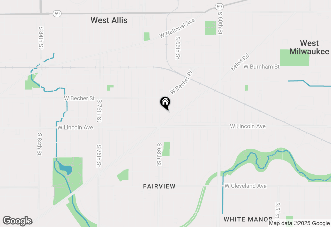 Map of 2202 S 67th Pl, West Allis, WI 53219