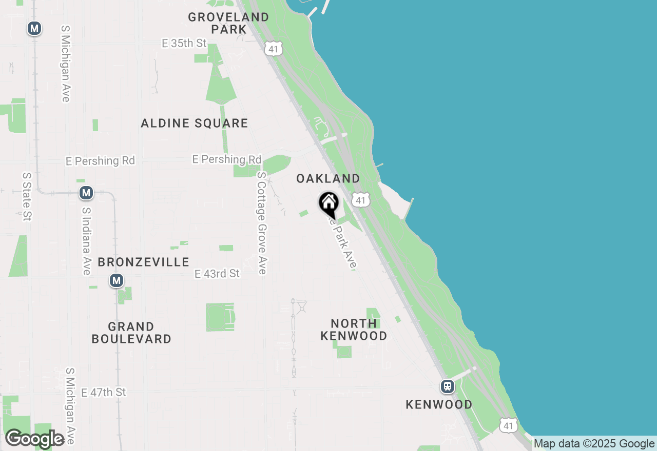 Map of 1034 E 41st Place, Chicago, IL 60653