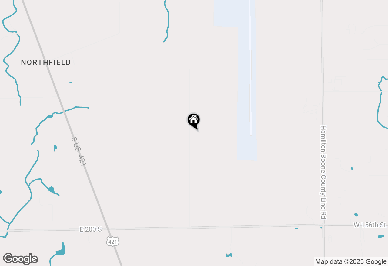 Map of 1285 S 1100 E, Zionsville, IN 46077