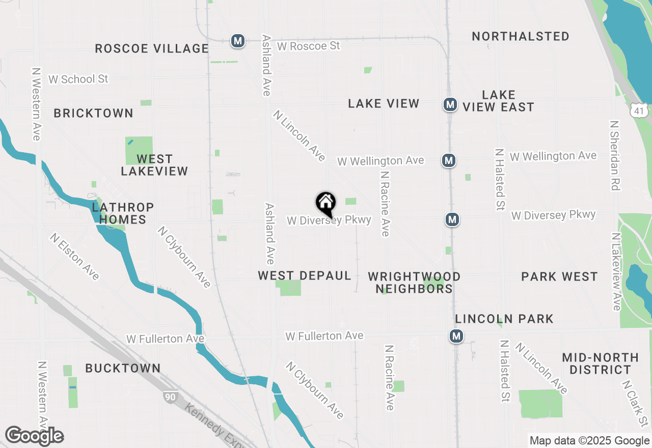 Map of 2752 N Southport Street, Chicago, IL 60614