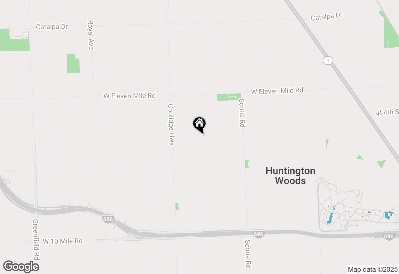 Map of 26111 Coolidge Highway, Oak Park, MI 48237