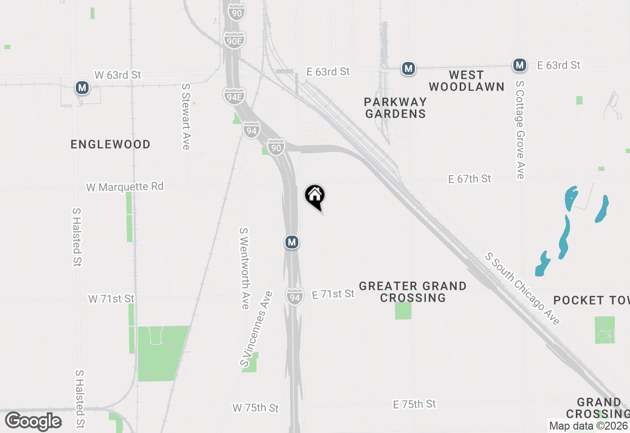Map of 6810 S Wabash Avenue, Chicago, IL 60637