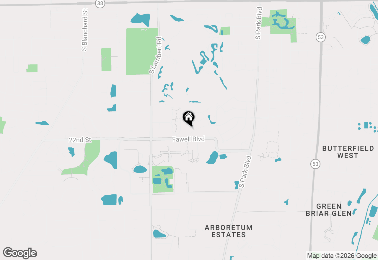 Map of 448 Raintree Court #3C, Glen Ellyn, IL 60137