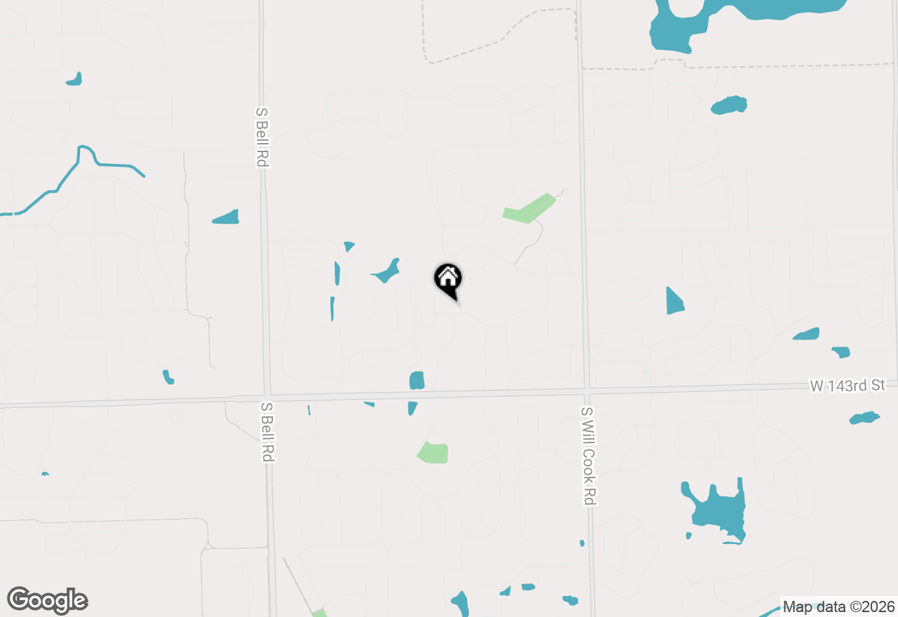 Map of 12324 Partridge Lane, Orland Park, IL 60467