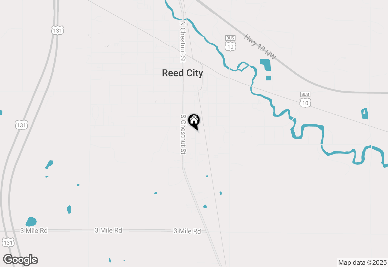 Map of 723 S Mill Street, Reed City, MI 49677