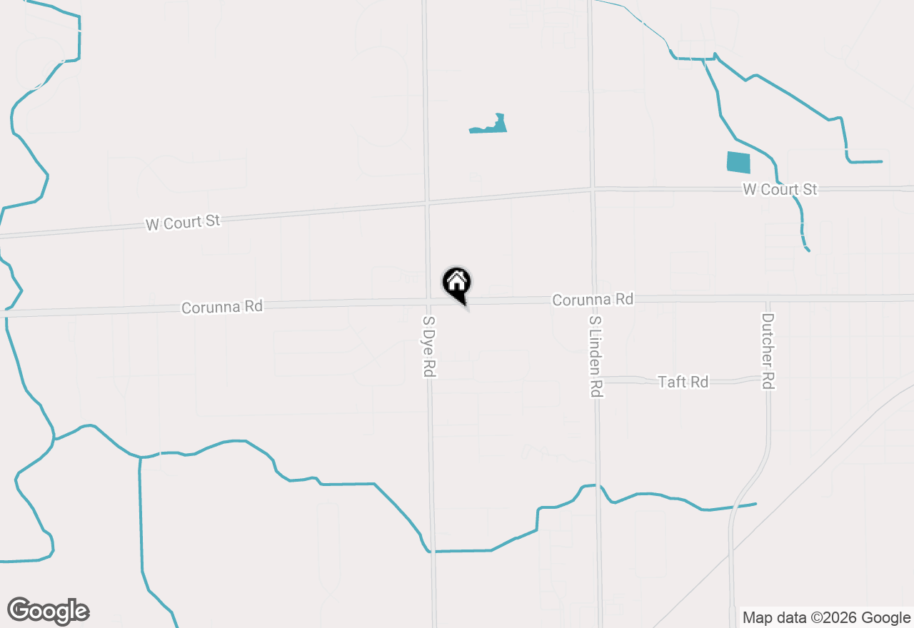 Map of (Address confidential), Flint, Michigan 48532