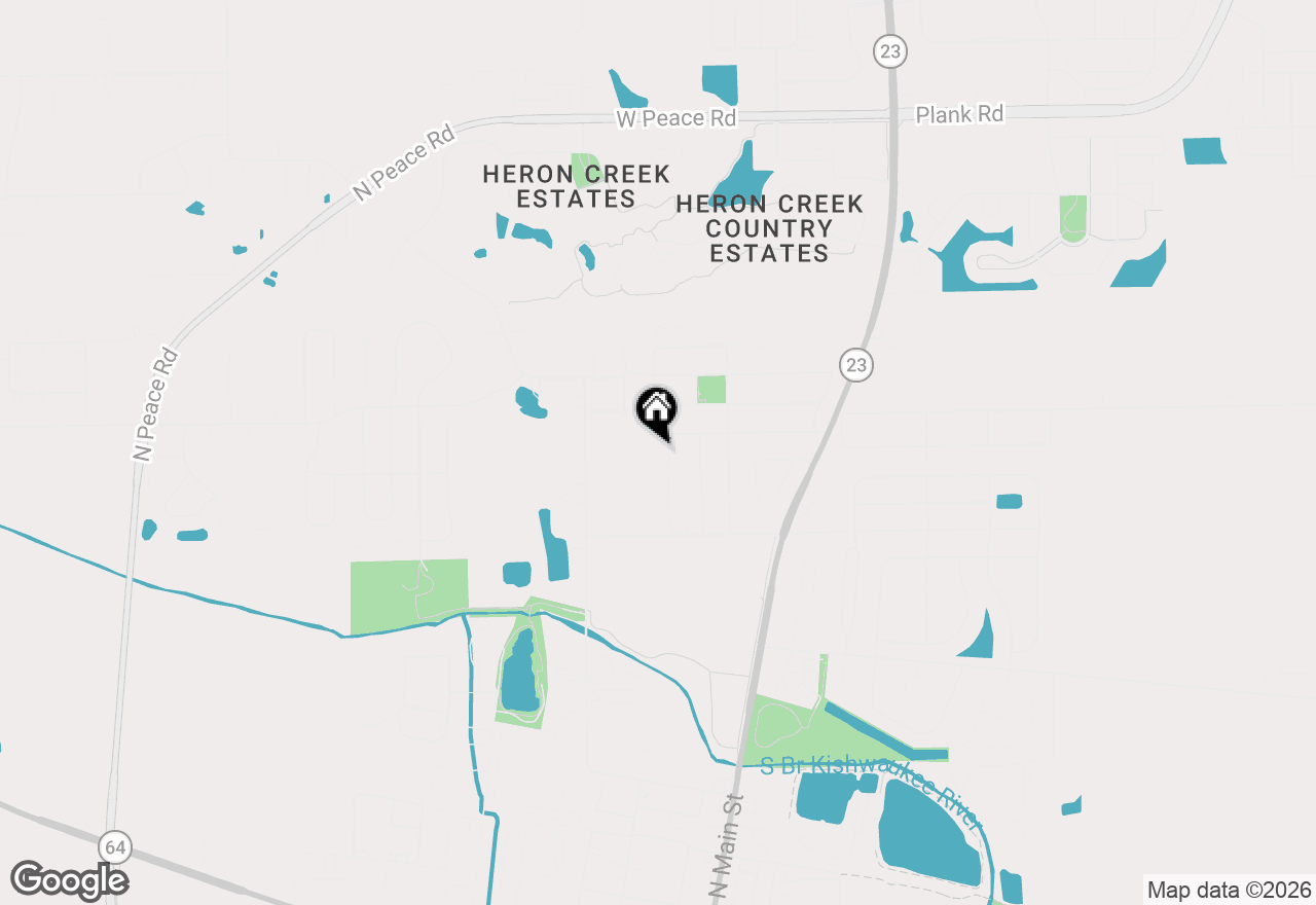 Map of 1395 Oakland Drive, Sycamore, IL 60178