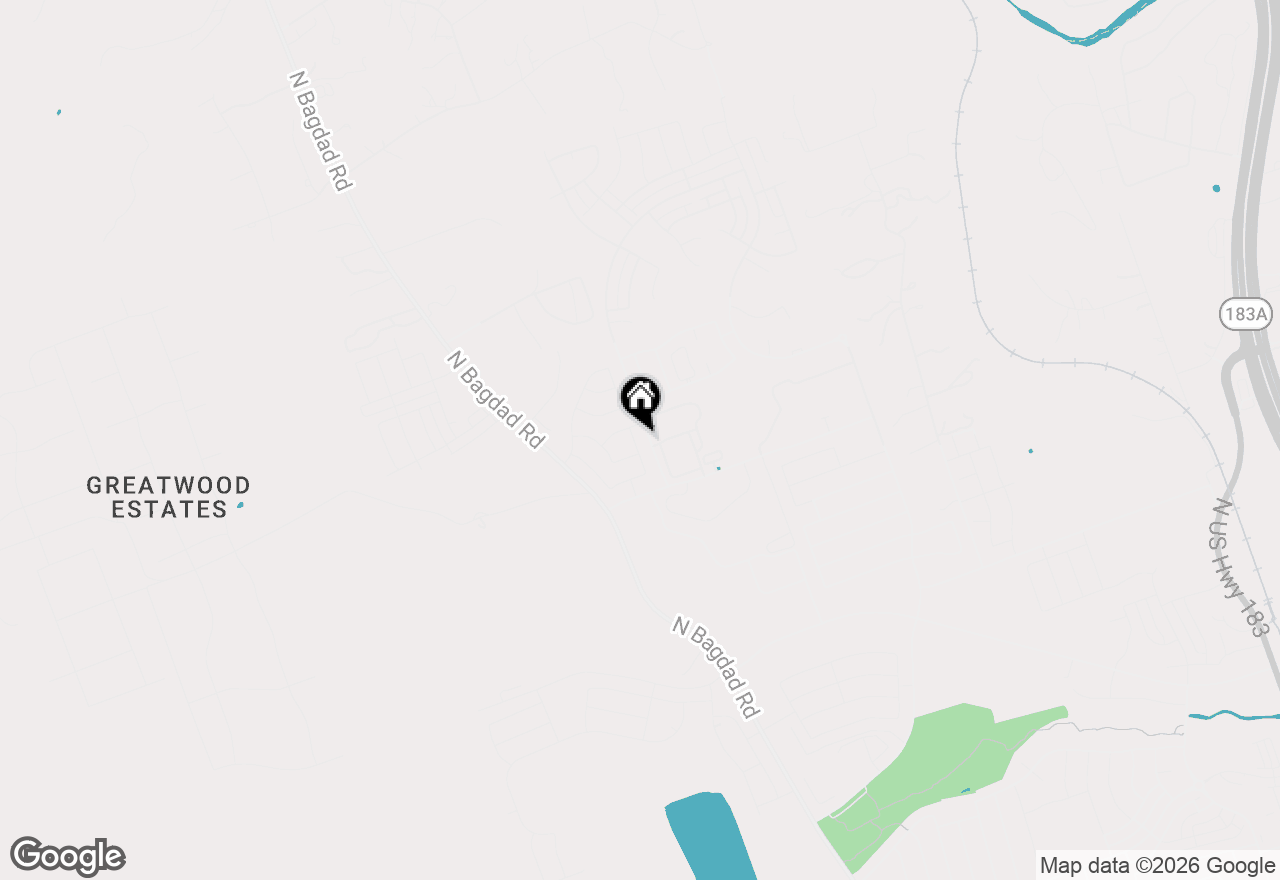 Map of 2236 Mcclendon Trl, Leander, TX 78641