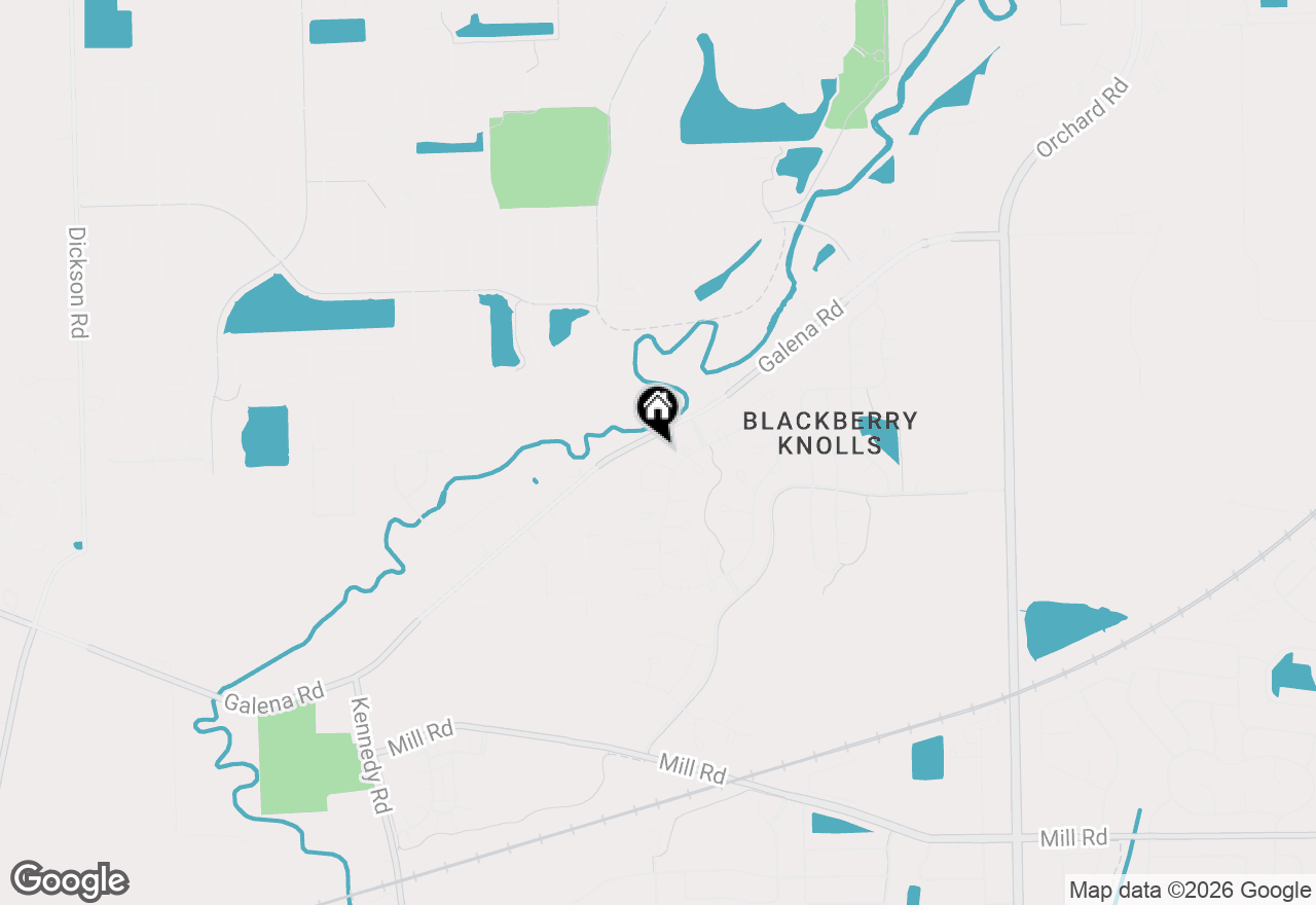 Map of 2688 Big Grove Circle, Yorkville, IL 60560