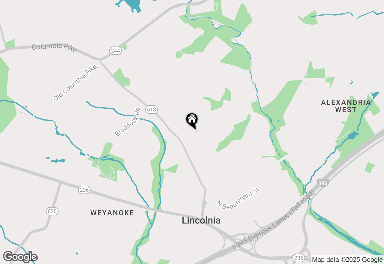 Map of 6329 Edgemoor Lane, Alexandria, VA 22312