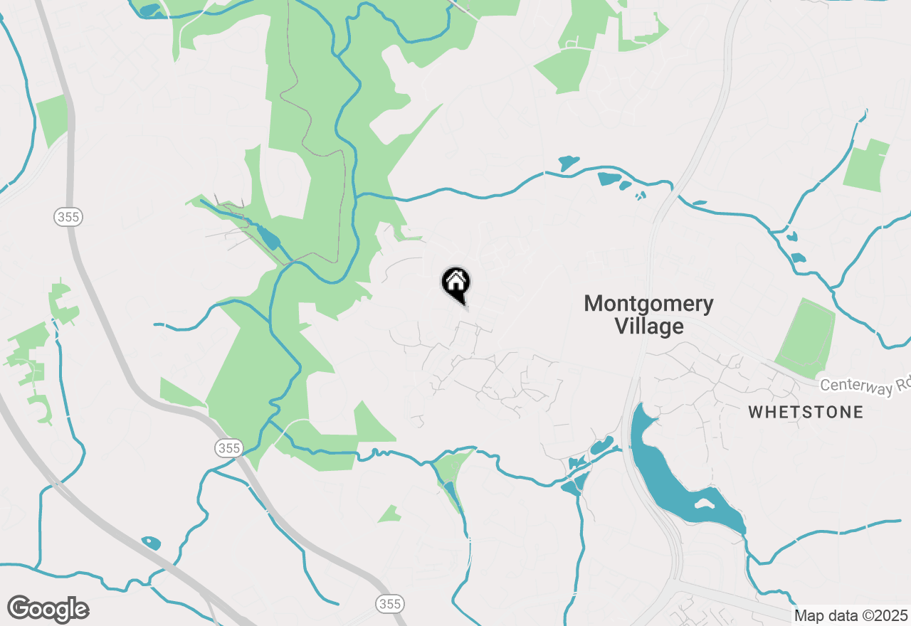 Map of 19352 Frenchton Place, Montgomery Village, MD 20886