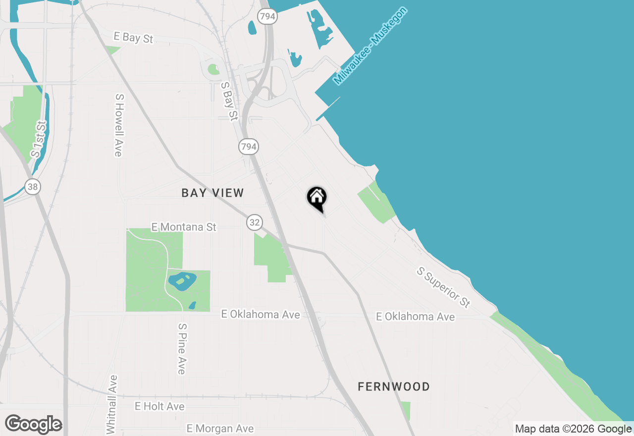 Map of 2735 S Delaware Ave #2735A, Milwaukee, WI 53207