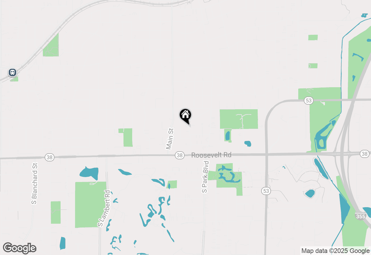 Map of 84 N Parkside Avenue, Glen Ellyn, IL 60137