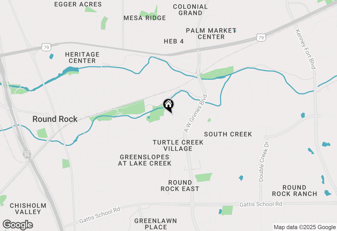 Map of 728 Gabriel Mills Dr, Round Rock, TX 78664