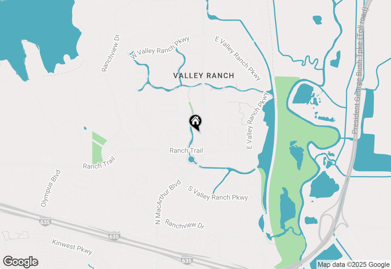 Map of 543 Ranch Trail #180, Irving, TX 75063