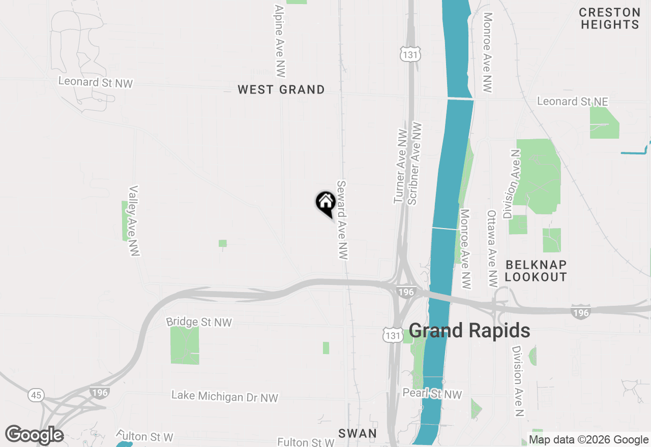 Map of 648 6th Street Nw, Grand Rapids, MI 49504