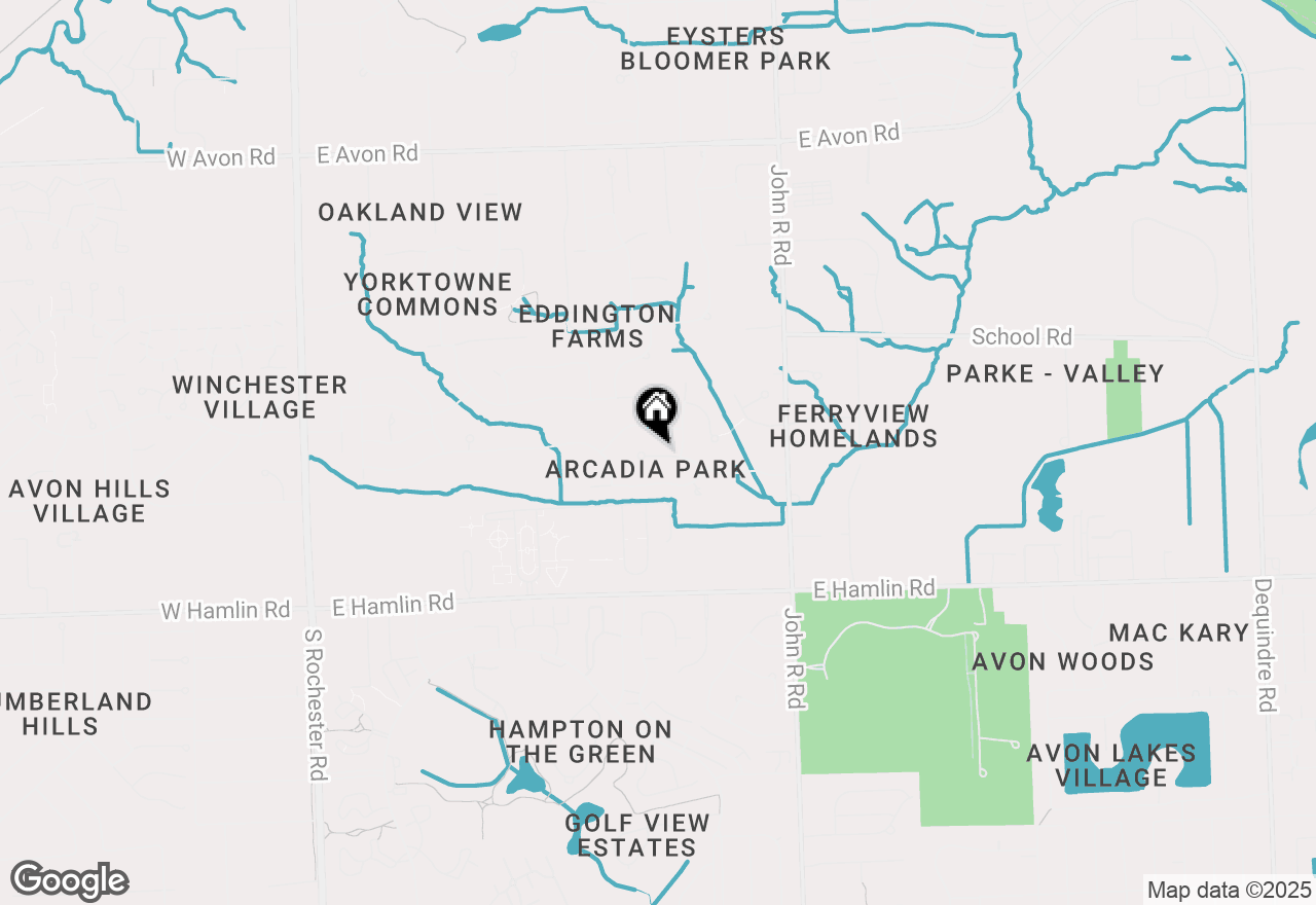 Map of 721 Enchantment Drive, Rochester Hills, MI 48307