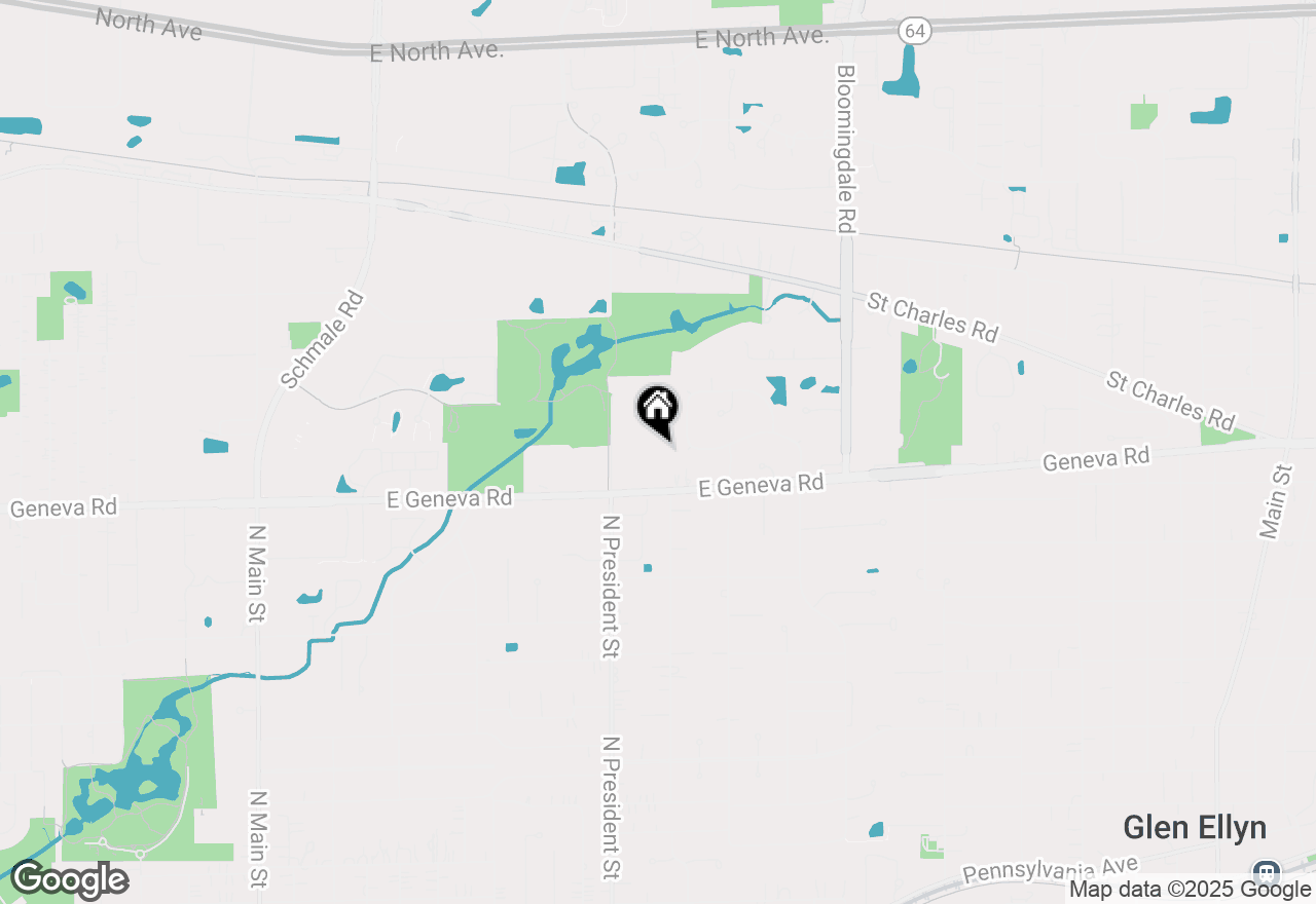 Map of 498 Timber Ridge Drive #106, Carol Stream, IL 60188