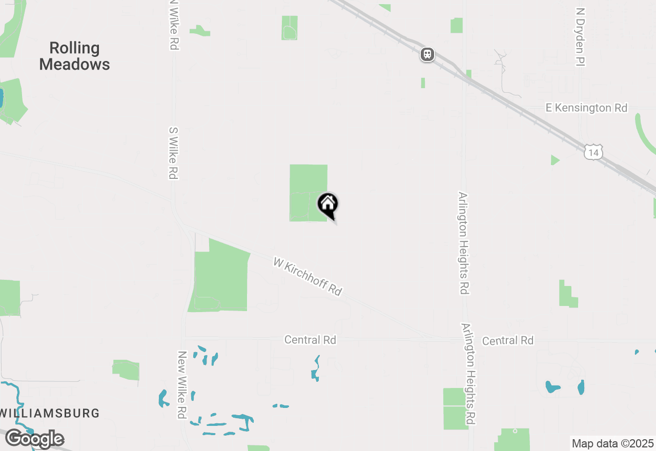 Map of 709 W Fairview Street, Arlington Heights, IL 60005