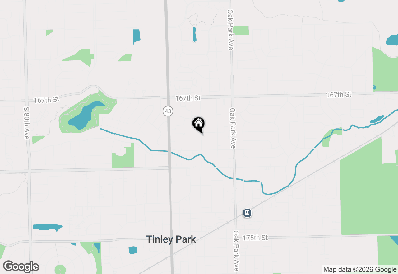 Map of 16914 Sayre Avenue, Tinley Park, IL 60477