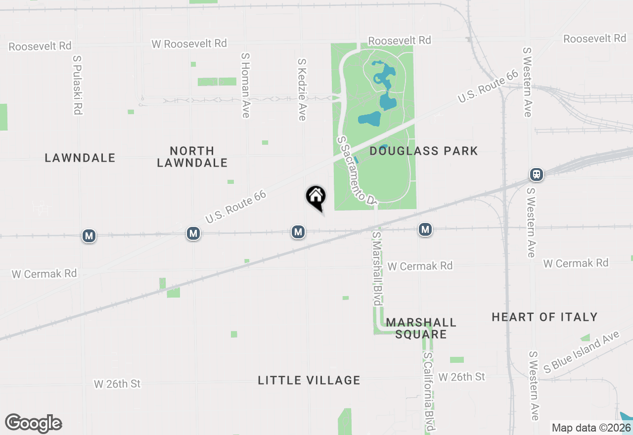 Map of 1910 S Troy Street, Chicago, IL 60623
