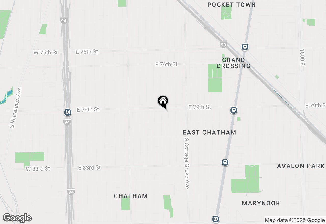 Map of 7914 S Champlain Avenue, Chicago, IL 60619