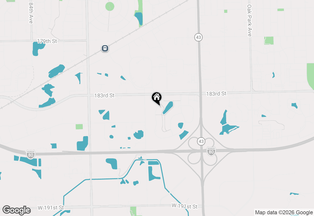 Map of 18400 West Creek Drive, Tinley Park, IL 60477