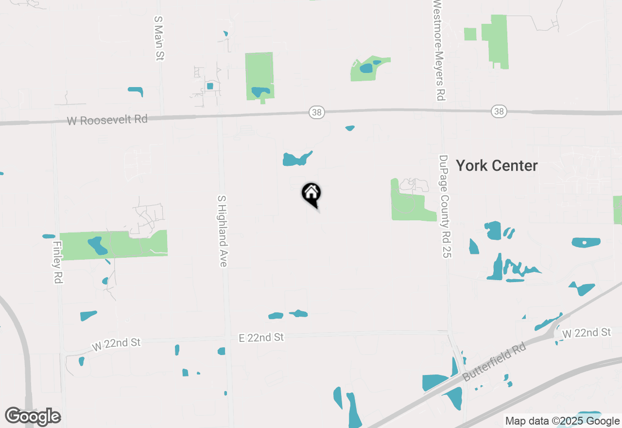 Map of 1s358 Marys Lane, Lombard, IL 60148