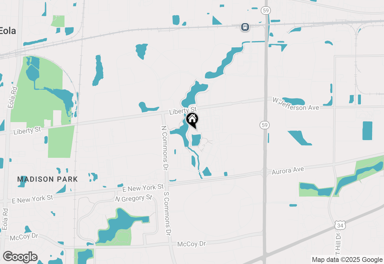 Map of 4133 Milford Lane, Aurora, IL 60504