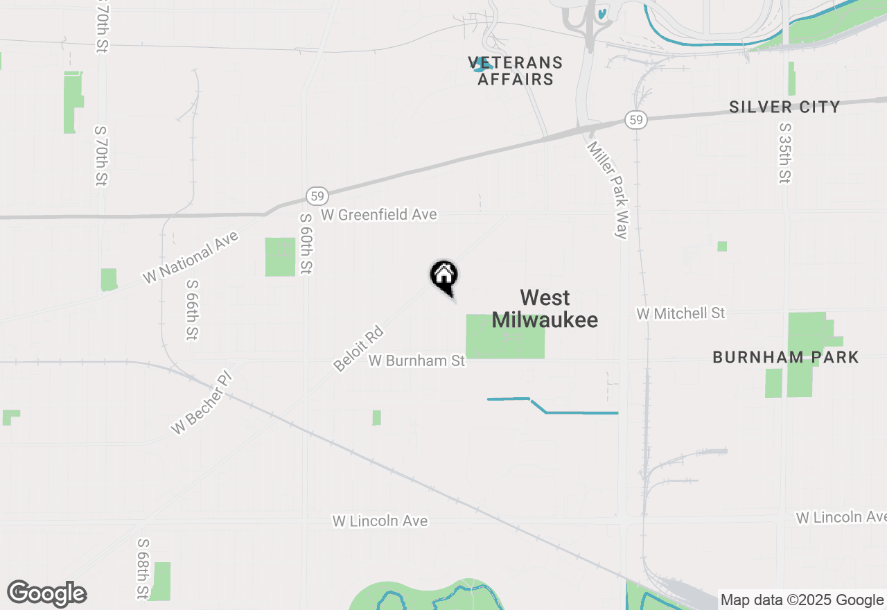 Map of 1662 S 53rd St, West Milwaukee, WI 53214