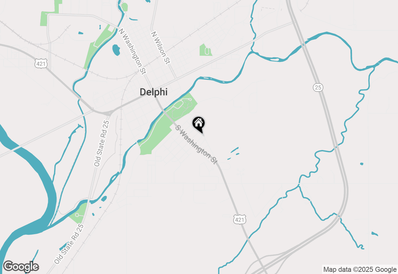 Map of 127 E Vine Street, Delphi, IN 46923