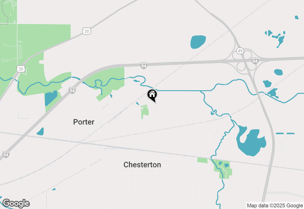 Map of 222 Chief Circle, Chesterton, IN 46304