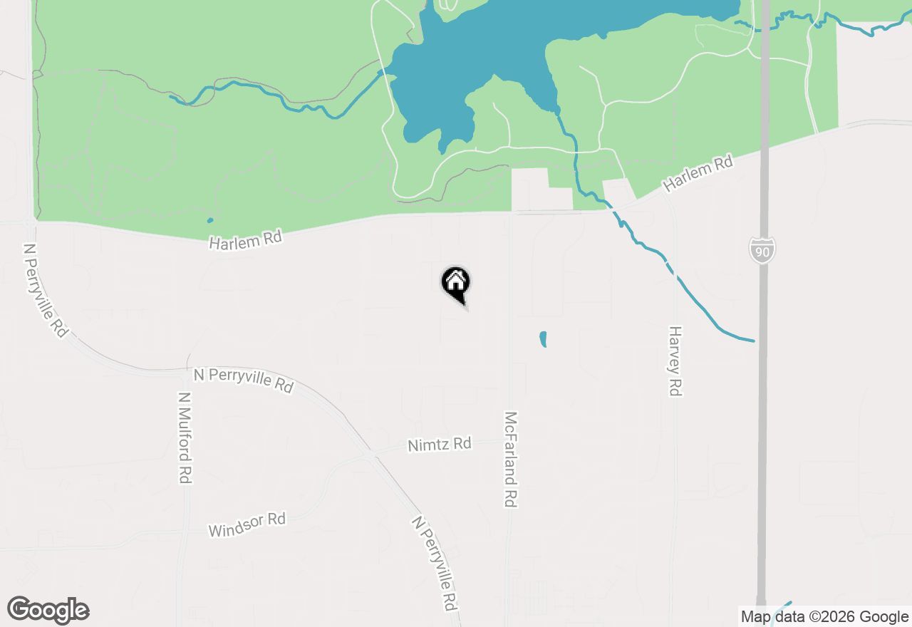 Map of 6854 Candlewood Court, Loves Park, IL 61111