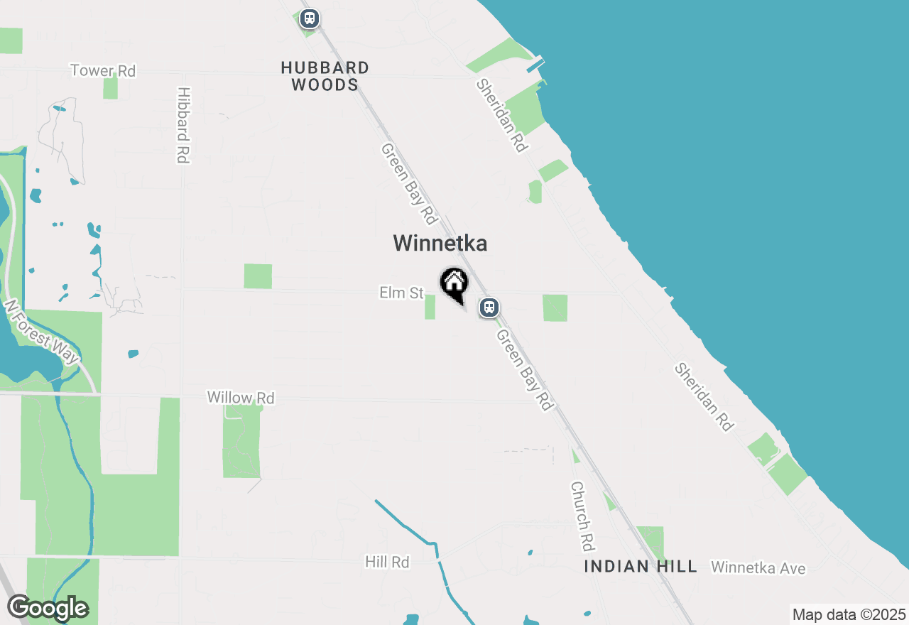 Map of 503 Chestnut Street #306, Winnetka, IL 60093