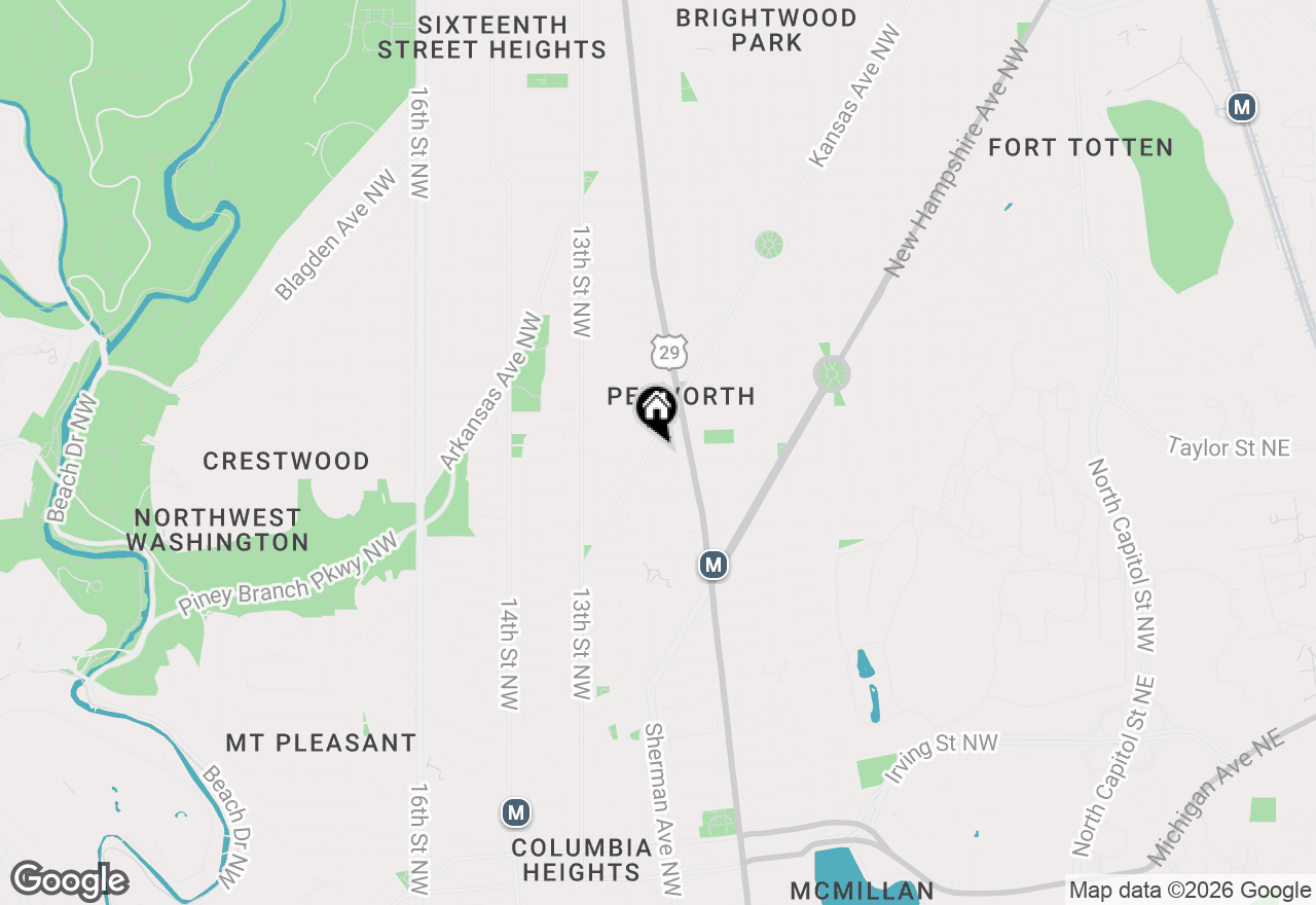 Map of 4025 Kansas Avenue Nw, Washington, DC 20011