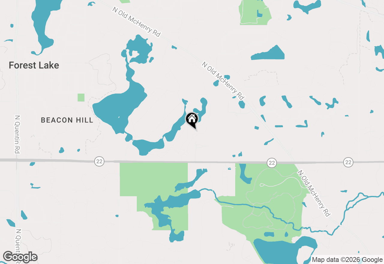 Map of 20540 W Spyglass Court, Kildeer, IL 60047