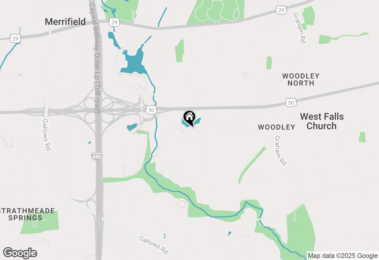 Map of 3152 Covewood Court, Falls Church, VA 22042