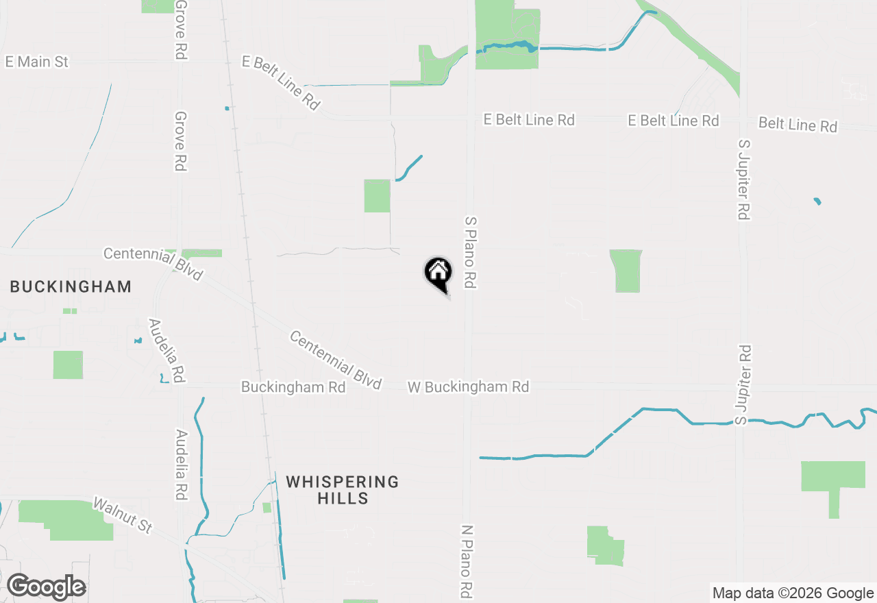 Map of 1318 Edgewood Drive, Richardson, TX 75081