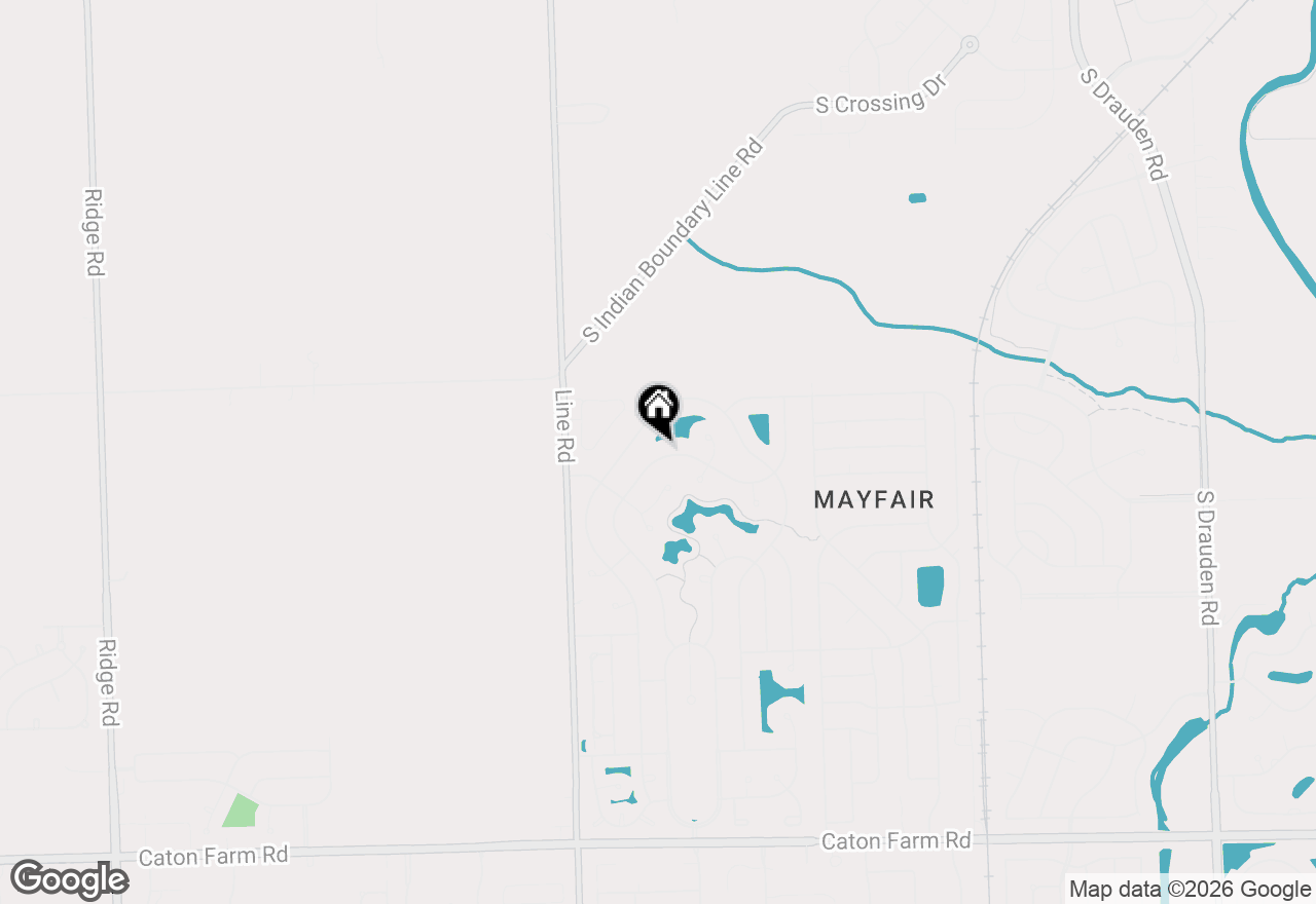 Map of 6909 Twin Falls Drive, Plainfield, IL 60586