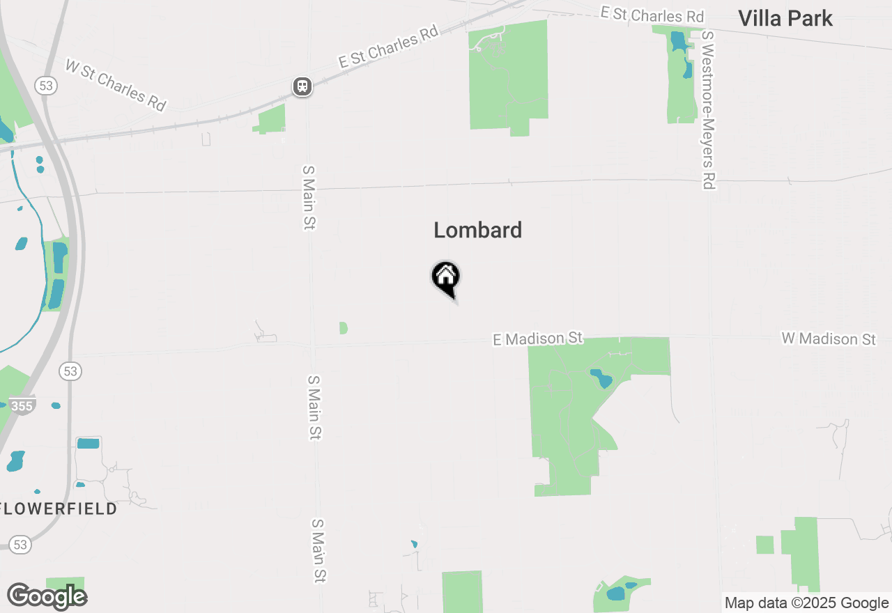 Map of 321 E Morningside Avenue, Lombard, IL 60148