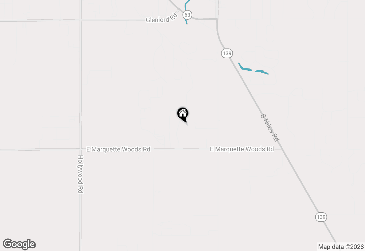 Map of 4747 Woodland Drive, St Joseph, MI 49085