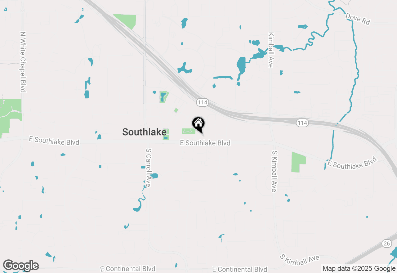 Map of 1560 E Southlake Boulevard #100L (SUITE 201), Southlake, TX 76092