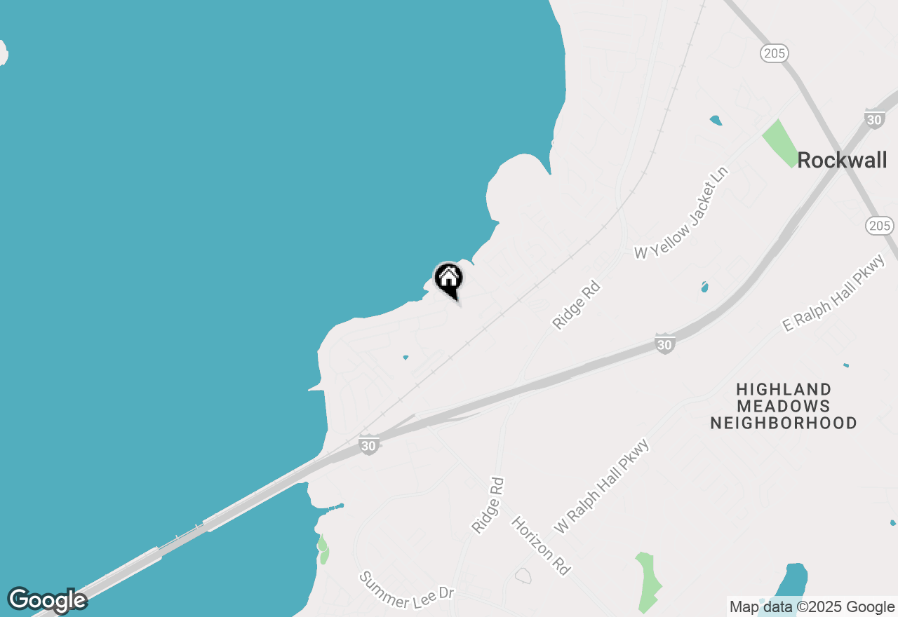 Map of 3201 Lakeside Drive, Rockwall, TX 75087