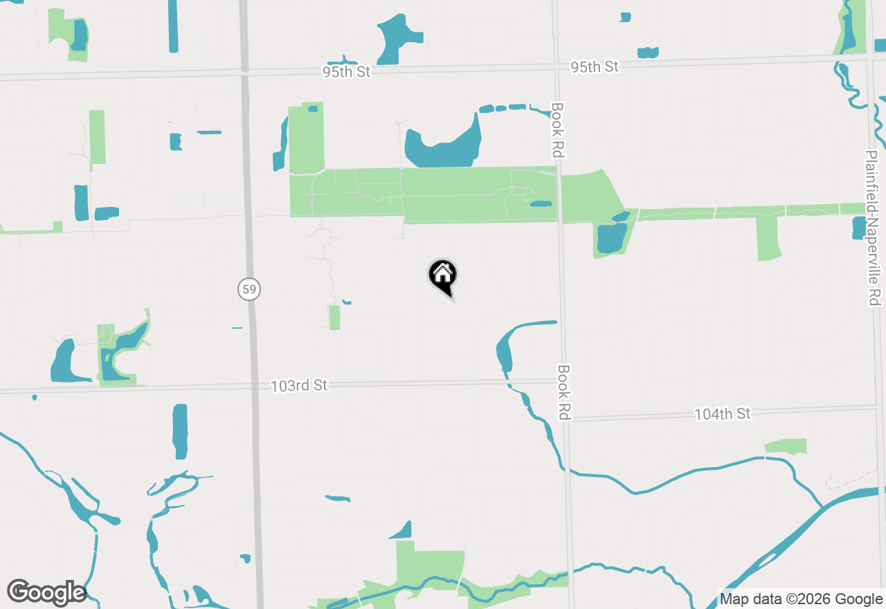 Map of 29W303 Hartman Drive, Naperville, IL 60564