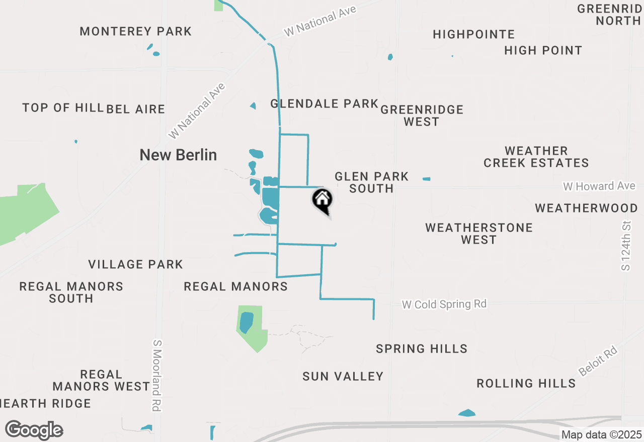 Map of 4081 S Fohr Dr, New Berlin, WI 53151