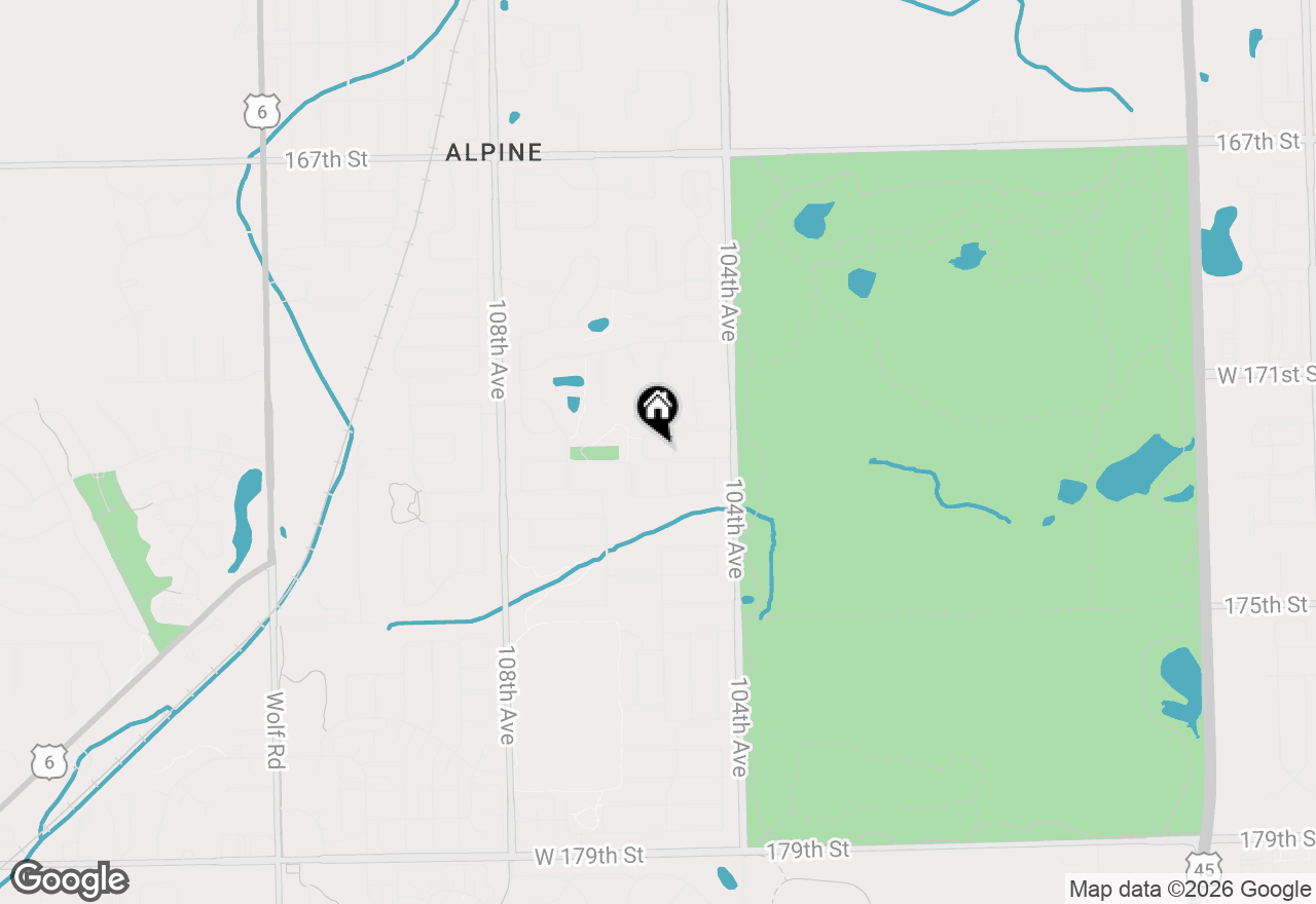 Map of 10530 Deer Chase Avenue, Orland Park, IL 60467